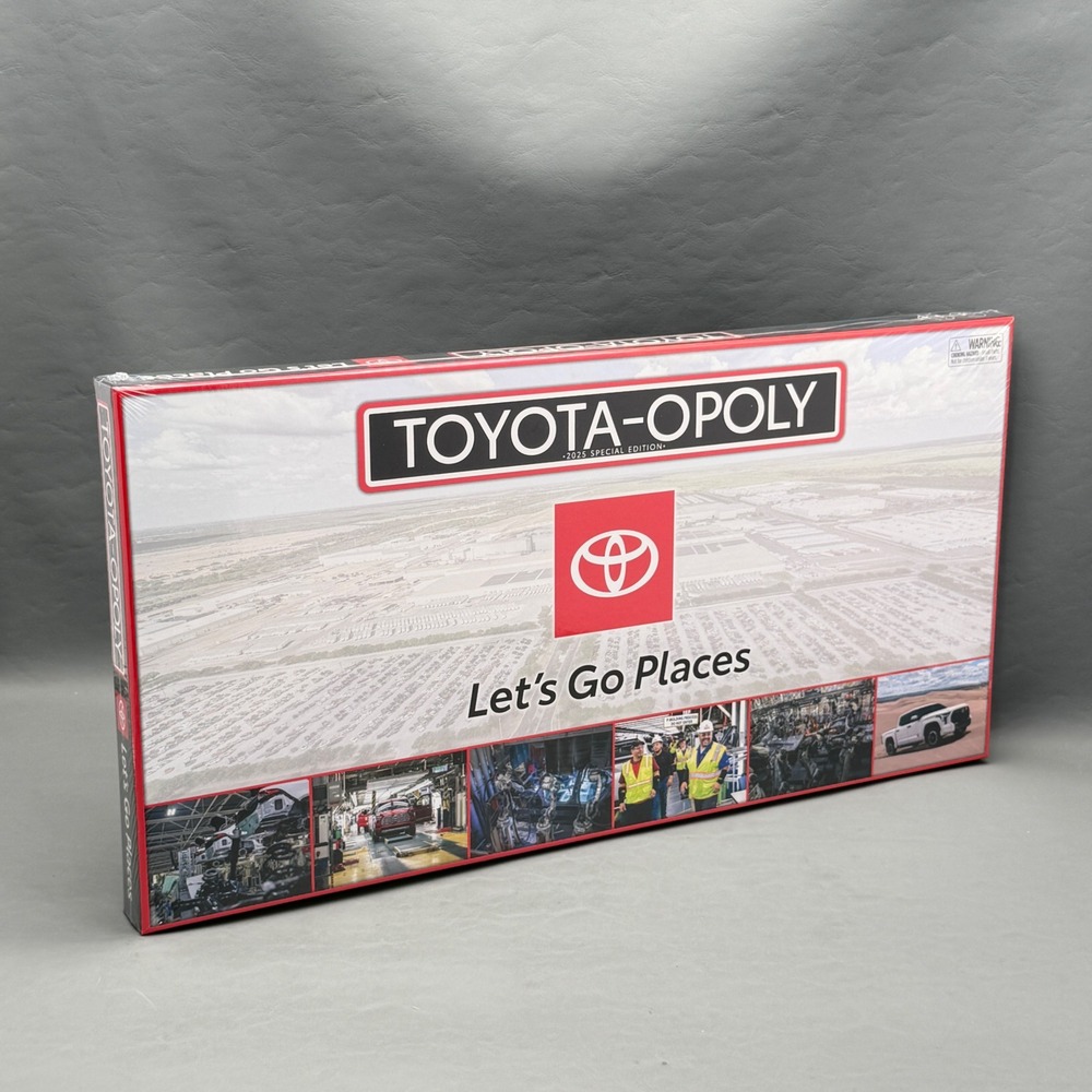 Toyota-opoly Board Game 2025 Special Edition Lexus Toyota Monopoly New Sealed